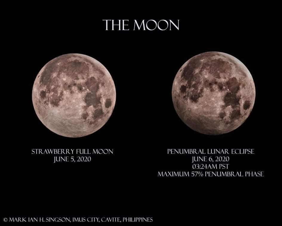June 6, 2020 Penumbral Lunar Eclipse Report – Astronomical League of ...